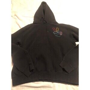 Adidas Hoodie Black Large Piece sign front left logo